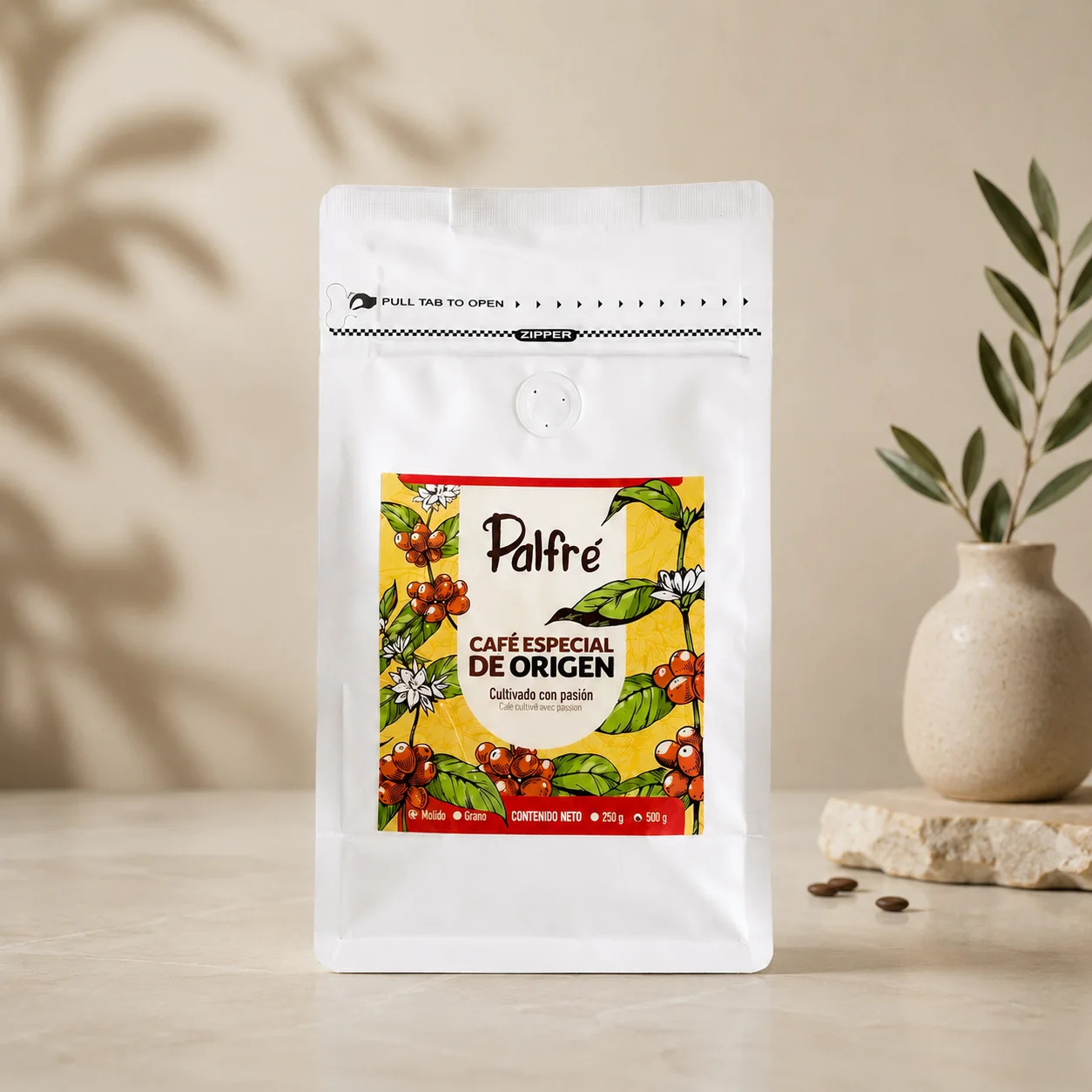 Café de especialidad Finca La Palmera, bolsa de 500 g