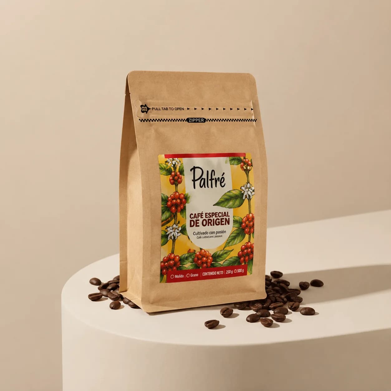 Café de especialidad Finca La Palmera 250 g, bolsa de 250 g