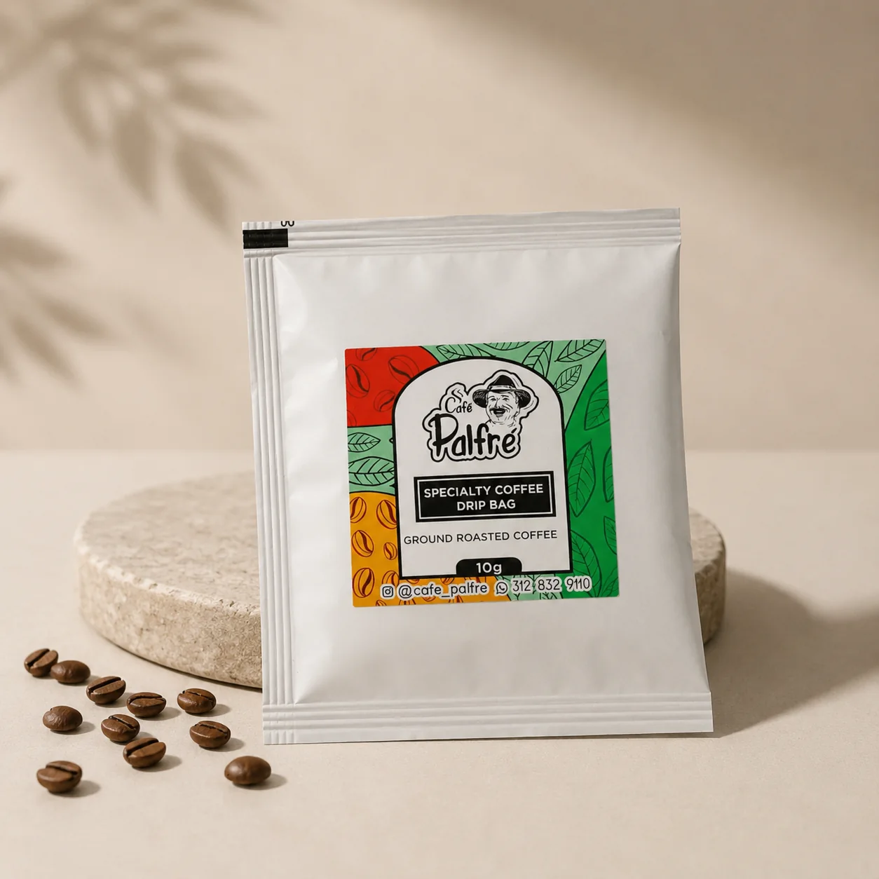 Drip bags de café de especialidad, caja de 5 drip bags